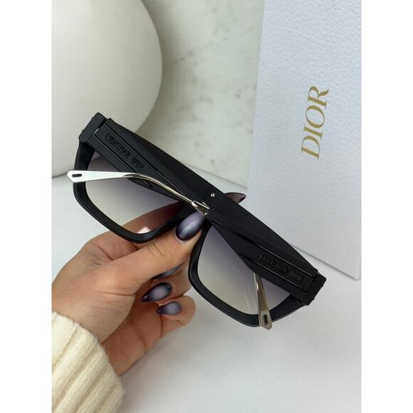 NEW Dior DiorClub M7U Shield Mask Sunglasses Black Mirror main image 4